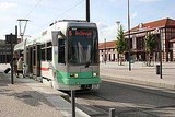 Tramway à la gare de Saint-Etienne Châteaucreux